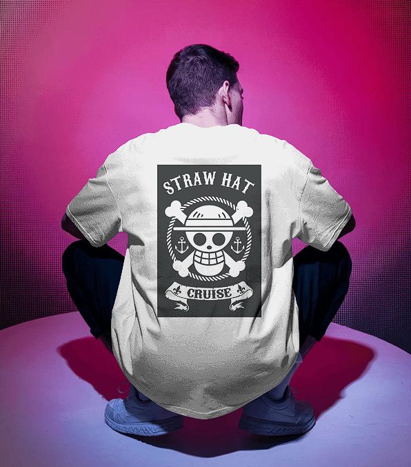 Straw Hat  Unisex Oversized Classic T-Shirt
